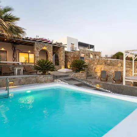 Βίλα Infinium Two, Sunset Views 10' From Mykonos Town!